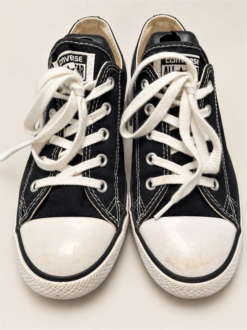 Converse Chuck Taylor All Star Dainty Low Top Black & White Sneakers